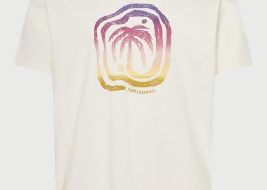 Ανδρικό βαμβακερό t-shirt με τύπωμα - FUNKY BUDDHA - 
