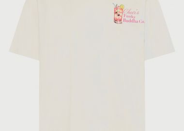 Ανδρικό βαμβακερό t-shirt με τύπωμα - FUNKY BUDDHA - 