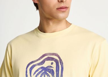 Ανδρικό βαμβακερό t-shirt με τύπωμα - FUNKY BUDDHA - 