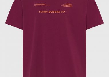 Ανδρικό βαμβακερό t-shirt με τύπωμα - FUNKY BUDDHA - 