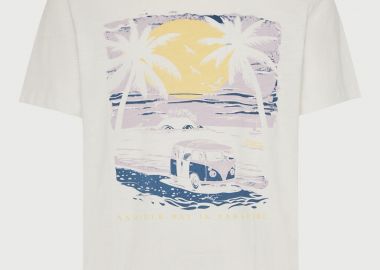 Ανδρικό βαμβακερό t-shirt με τύπωμα - FUNKY BUDDHA - 