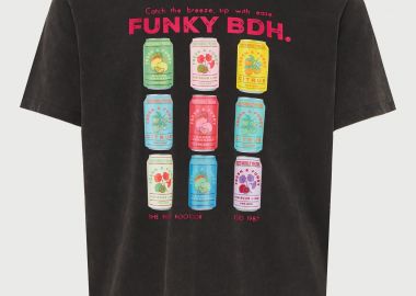 Ανδρικό βαμβακερό t-shirt με τύπωμα - FUNKY BUDDHA - 