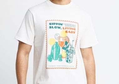 Ανδρικό βαμβακερό t-shirt με τύπωμα - FUNKY BUDDHA - 