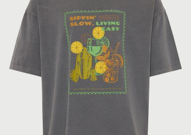 Ανδρικό βαμβακερό t-shirt με τύπωμα - FUNKY BUDDHA - 