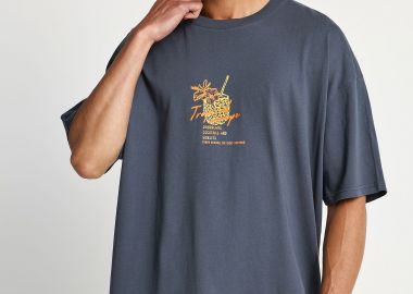 Ανδρικό βαμβακερό t-shirt με τύπωμα - FUNKY BUDDHA - 