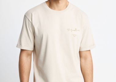 Ανδρικό βαμβακερό t-shirt με τύπωμα - FUNKY BUDDHA - 