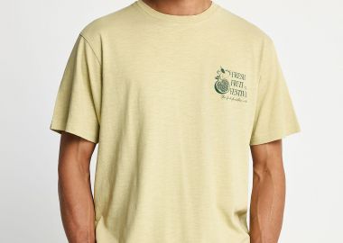 Ανδρικό βαμβακερό t-shirt με τύπωμα στην πλάτη - FUNKY BUDDHA - 