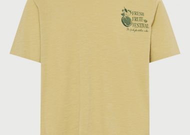 Ανδρικό βαμβακερό t-shirt με τύπωμα στην πλάτη - FUNKY BUDDHA - 