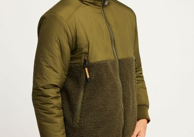 Ανδρικό bomber μπουφάν με ελαφριά επένδυση - FUNKY BUDDHA - 