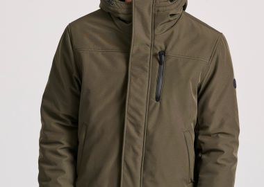 Ανδρικό bomber μπουφάν με κουκούλα - FUNKY BUDDHA - 