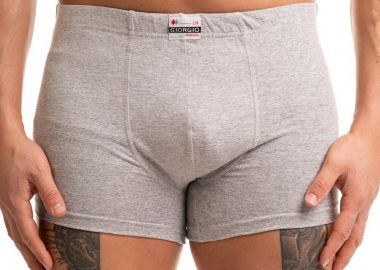 ΑΝΔΡΙΚΟ BOXER ΒΑΜΒΑΚΕΡΟ ΜΕ ΕΣΩΤΕΡΙΚΟ ΛΑΣΤΙΧΟ GIORGIO ΓΚΡΙ Γκρι - Giorgio - 