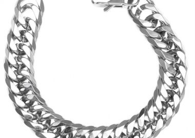 Ανδρικό βραχιόλι από ανοξείδωτο ατσάλι μασίφ και παχυ σε μέγεθος 15mm -  - 