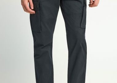 Ανδρικό cargo παντελόνι με cuffed τελείωμα - FUNKY BUDDHA - 