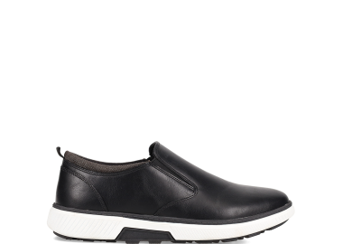 Ανδρικό casual μαύρο loafer - MIGATO - 