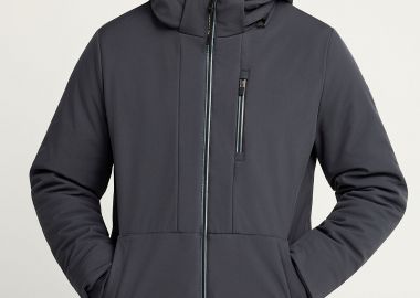 Ανδρικό casual μπουφάν με κουκούλα - FUNKY BUDDHA - 