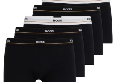 ΑΝΔΡΙΚΟ ΕΣΩΡΟΥΧΟ BOSS TRUNK ESSENTIAL 5 ΤΜΧ ΜΑΥΡΟ - BOSS - 