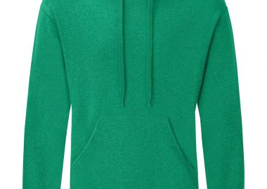 Ανδρικό Φούτερ με Κουκούλα 62-208-0 Fruit of the Loom Classic Hooded Sweat Heather Green - Fruit of the Loom - 