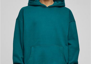 Ανδρικό Φούτερ με Κουκούλα Ultra Heavy Cotton Box BY162 Build Your Brand Retro Green - BYB - 