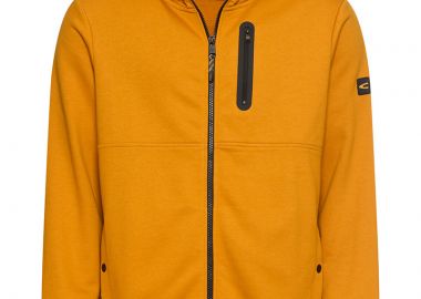 ΑΝΔΡΙΚΟ ΦΟΥΤΕΡ ΖΑΚΕΤΑ CAMEL ACTIVE FULL ZIP HOODIE ΚΑΝΟΝΙΚΗ ΓΡΑΜΜΗ ΚΙΤΡΙΝΟ - CAMEL ACTIVE - 