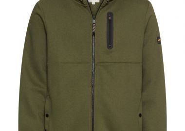 ΑΝΔΡΙΚΟ ΦΟΥΤΕΡ ΖΑΚΕΤΑ CAMEL ACTIVE FULL ZIP HOODIE ΚΑΝΟΝΙΚΗ ΓΡΑΜΜΗ ΠΡΑΣΙΝΟ - CAMEL ACTIVE - 