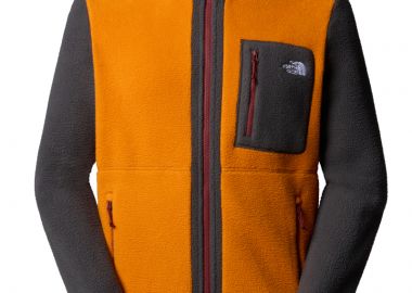 ΑΝΔΡΙΚΟ ΦΟΥΤΕΡ ΖΑΚΕΤΑ FLEECE THE NORTH FACE YUMIORI FULL ZIP ΚΑΝΟΝΙΚΗ ΓΡΑΜΜΗ ΠΟΡΤΟΚΑΛΙ - NORTH FACE - 