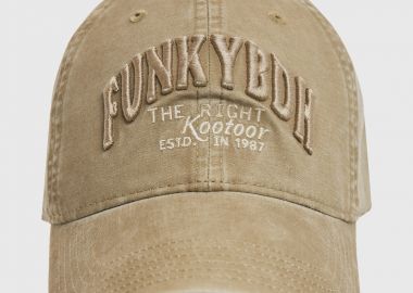 Ανδρικό καπέλο με branded κέντημα - FUNKY BUDDHA - 