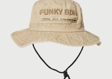 Ανδρικό καπέλο με κέντημα - FUNKY BUDDHA - 