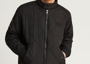 Ανδρικό καπιτονέ bomber μπουφάν - FUNKY BUDDHA - 