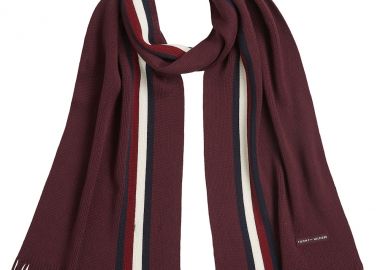 Ανδρικό Κασκόλ Tommy Hilfiger AM0AM13595-XIH Μπορντό - Tommy Hilfiger - 