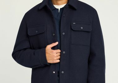 Ανδρικό κλασσικό μπουφάν με γιακά - FUNKY BUDDHA - 