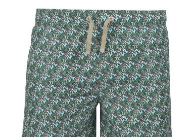 ΑΝΔΡΙΚΟ ΚΟΝΤΟ ΜΑΓΙΟ KAWSAY ΜΕ ΣΧΕΔΙΑ ΠΟΛΥΧΡΩΜΟ - BENIBECA - 