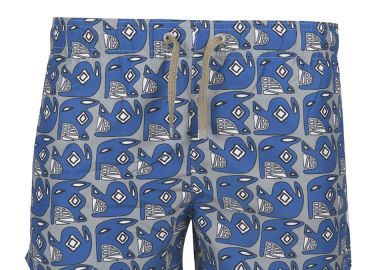 ΑΝΔΡΙΚΟ ΚΟΝΤΟ ΜΑΓΙΟ KERO ΜΕ ΣΧΕΔΙΑ ΠΟΛΥΧΡΩΜΟ - BENIBECA - 