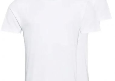 ΑΝΔΡΙΚΟ ΚΟΝΤΟΜΑΝΙΚΟ ΕΣΩΡΟΥΧΟ Τ-SHIRT ΜΕ ΣΤΡΟΓΓΥΛΗ ΛΑΙΜΟΚΟΨΗ ΣΕΤ 2 ΤΜΧ ΛΕΥΚΟ - CAMEL ACTIVE - 