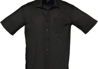 Ανδρικό κοντομάνικο πουκάμισο Bristol SOLS 16050 Black -  - 