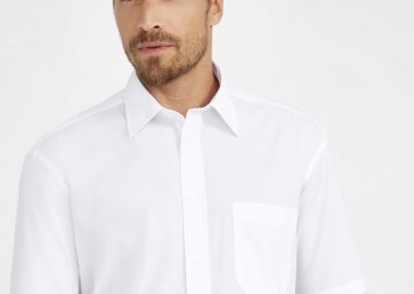 Ανδρικό κοντομάνικο πουκάμισο Bristol SOLS 16050 White -  - 