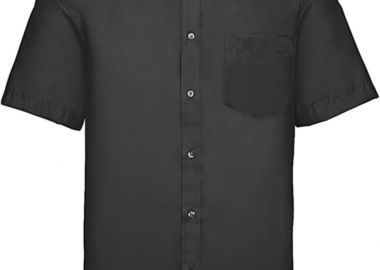 Ανδρικό Κοντομάνικο Πουκάμισο Non-Iron R-957M-0 Russell Black - Russell - 