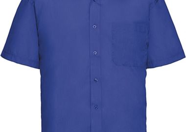 Ανδρικό Κοντομάνικο Πουκάμισο R-935M-0 Russell Poplin Classic Fit Bright Royal - Russell - 