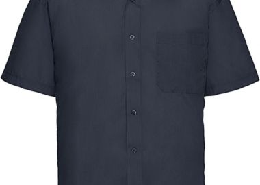 Ανδρικό Κοντομάνικο Πουκάμισο R-935M-0 Russell Poplin Classic Fit French Navy - Russell - 
