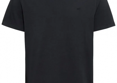 ΑΝΔΡΙΚΟ ΚΟΝΤΟΜΑΝΙΚΟ T-SHIRT ΚΑΝΟΝΙΚΗ ΓΡΑΜΜΗ ΑΝΘΡΑΚΙ - CAMEL ACTIVE - 