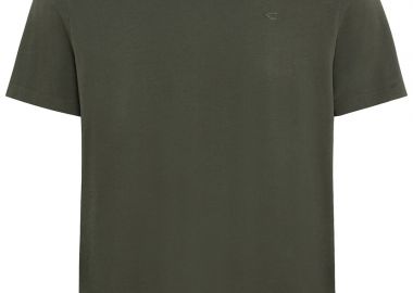 ΑΝΔΡΙΚΟ ΚΟΝΤΟΜΑΝΙΚΟ T-SHIRT ΚΑΝΟΝΙΚΗ ΓΡΑΜΜΗ ΠΡΑΣΙΝΟ - CAMEL ACTIVE - 
