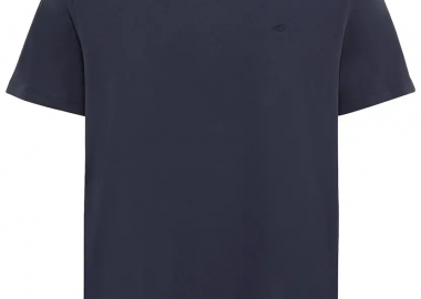 ΑΝΔΡΙΚΟ ΚΟΝΤΟΜΑΝΙΚΟ T-SHIRT ΚΑΝΟΝΙΚΗ ΓΡΑΜΜΗ ΣΚΟΥΡΟ ΜΠΛΕ - CAMEL ACTIVE - 