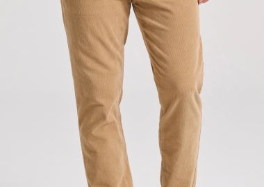 Ανδρικό κοτλέ chino παντελόνι - FUNKY BUDDHA - 