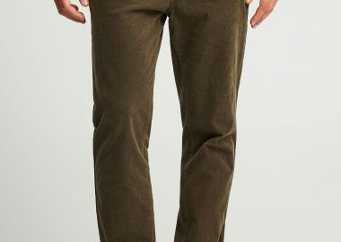 Ανδρικό κοτλέ chino παντελόνι - FUNKY BUDDHA - 