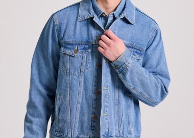 Ανδρικό loose fit τζιν μπουφάν - FUNKY BUDDHA - 