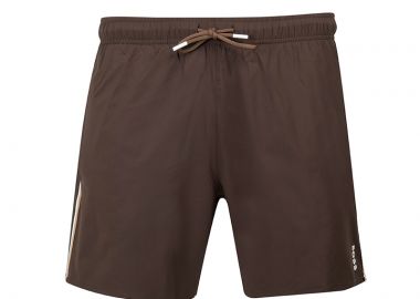 ΑΝΔΡΙΚΟ ΜΑΓΙΟ BOSS ICONIC ΣΚΟΥΡΟ ΚΑΦΕ - BOSS - 