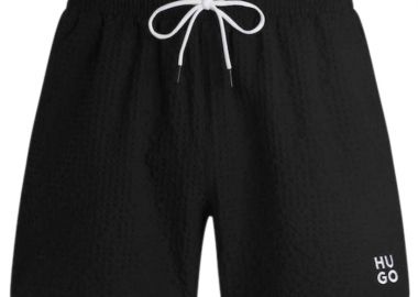 ΑΝΔΡΙΚΟ ΜΑΓΙΟ HUGO CHAFFLE ΜΑΥΡΟ - HUGO - 