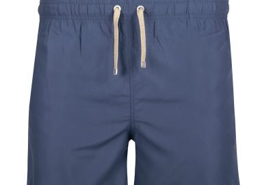 ΑΝΔΡΙΚΟ ΜΑΓΙΟ KIOVA CLASSIC ΜΟΝΟΧΡΩΜΟ ΜΕΣΑΙΟΥ ΜΗΚΟΥΣ ΜΠΛΕ - BENIBECA - 