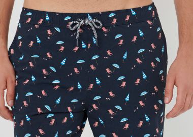 Ανδρικό μαγιό με all over τύπωμα - FUNKY BUDDHA - 