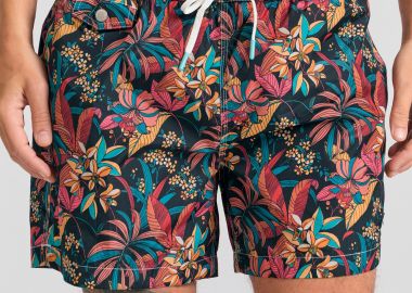 Ανδρικό μαγιό με exotic τύπωμα - FUNKY BUDDHA - 