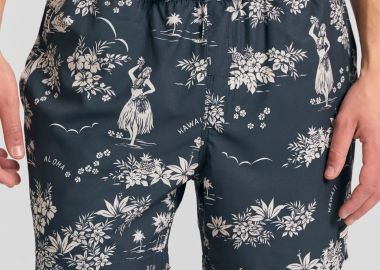 Ανδρικό μαγιό με floral print - FUNKY BUDDHA - 